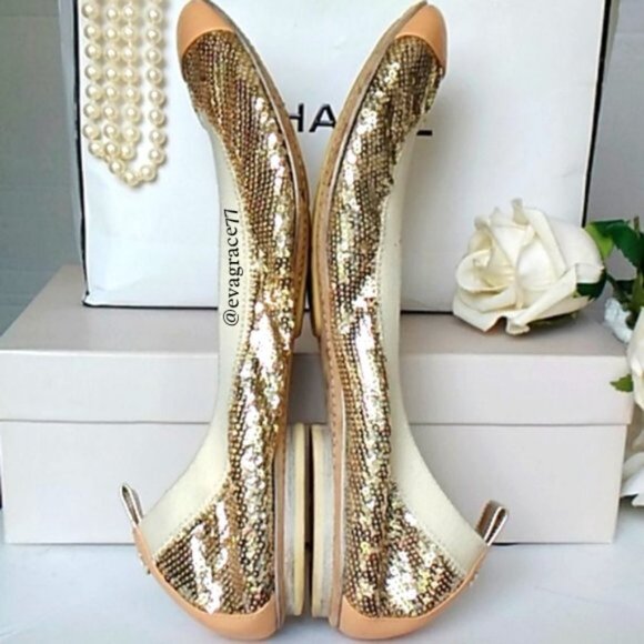 Chanel Stunning Sequin Flats! - Picture 8 of 12
